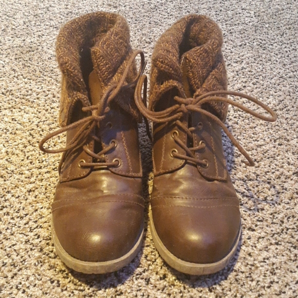 Faux Leather Boots - Picture 3 of 3